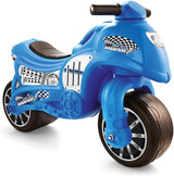 Dolu Toddler Push Powered Motorcycle Indoor and Outdoor Ride On Balance Kids Play Toy Bike with Handlebars and 2 Large Rubber Wheels, 70 x 26.5 x 49 cm; 3 Kilograms, wheel size: ‎12 Inches, Blue.