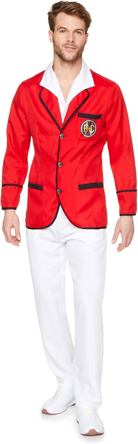 Karnival 82270 Male Red Holiday Rep Costume, Men, Multi, Medium.