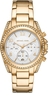 Michael Kors Women's Watch BLAIR, 39mm Case Size, Quartz Chronograph Movement, Stainless Steel Strap.