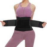 SIHOHAN Waist Trainer Belt Back Brace Cincher Trimmer Waist Trainer Women Body Shaper Sports SlimmingBand with Dual Adjustable Belly for Fitness Workout, Unisex.