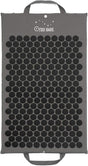 Yogi Bare Acupressure Massage Mat and Pillow Set - Natural Pain Relief for Neck, Back, Shoulders & Headaches - Feet & Body Massager for Muscle Relaxation & Stress Relief - Yoga Accessories - Grey.