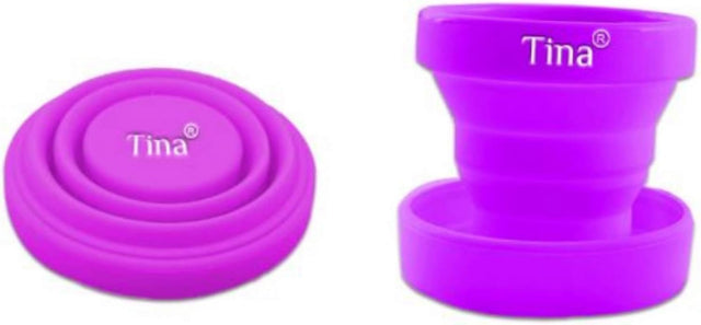 Menstrual Cup Steriliser Cleaner Wash Holder - Fits Most Menstruation Cups - Reusable Steriliser - Makeup Brush Holder | Colours Will Vary |- Travel Holder by Tina Cup.