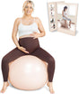 BABYGO® Birthing Ball For Pregnancy Maternity Labour & Yoga + Our 100 Page Pregnancy Book, Exercise, Birth & Recovery Plan, Anti-Burst Eco Friendly Material.