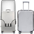 Bodyplus Suitcase Luggage Cover, Transparent Clear PVC Luggage Protector - Waterproof, DustProof and Scratchproof Protective Covers for Wheeled Trolley Case, Baggage.