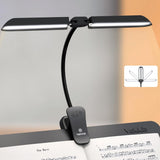 Vekkia Music Stand Light Clip on, USB Rechargeable Piano Light, 42 LED Super Bright，5 Brightness×3 Color Temperature, Perfect for Grand Piano, Book Reading