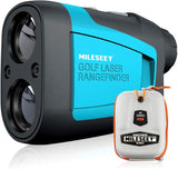 Mileseey Professional Precision 660Yards Golf Range Finder with Slope Compensation,±0.55yard Accuracy,Flag Pin Lock,6X Magnification,Scan Measurement.