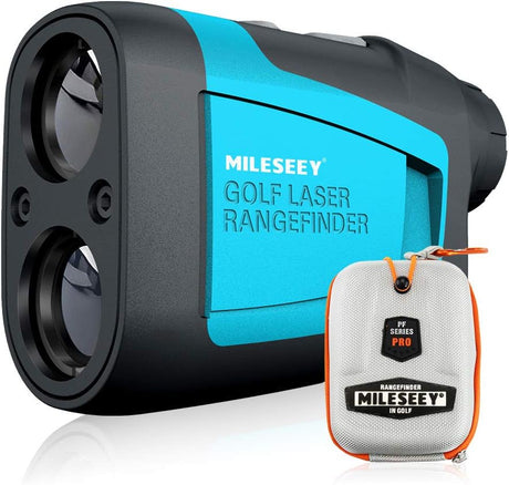 Mileseey Professional Precision 660Yards Golf Range Finder with Slope Compensation,±0.55yard Accuracy,Flag Pin Lock,6X Magnification,Scan Measurement