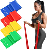 Pack Exercise Resistance Bands; Set with 3 Resistance Levels; Exercise Bands Resistance For Women And Men. Ideal For Strength Training, Yoga, Pilates.