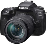 Canon EOS 90D + EF-S 18-135mm f/3.5-5.6 IS USM - 32.5 MP, APS-C sensor | 10 fps, Dual Pixel CMOS AF | Wi-Fi & Bluetooth | 4K Video | Vari-Angle Touchscreen.