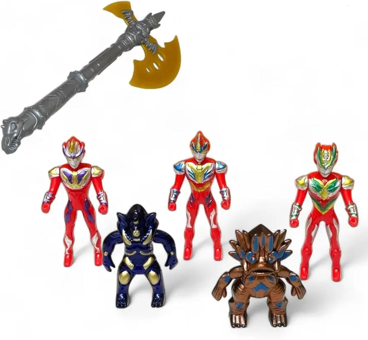 PNJB Ultraman Action Figures & Monsters!, Safe And Durable Design, Epic Playset For Kids, Sparks Creativity, Enhance Imaginative Play.