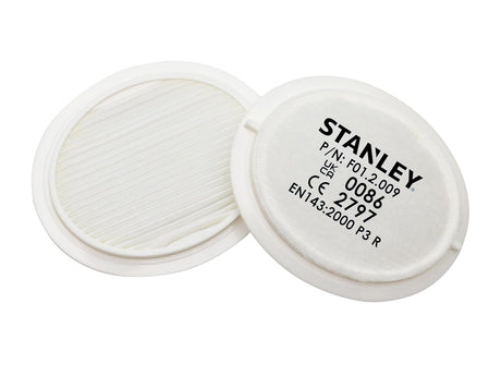 Stanley Respirator Mask Replacement Filters - 1 Pack - Superior Filtration Efficiency - Ultra-Low Breathing Resistance - Compatible with Stanley Respirator Facemask.