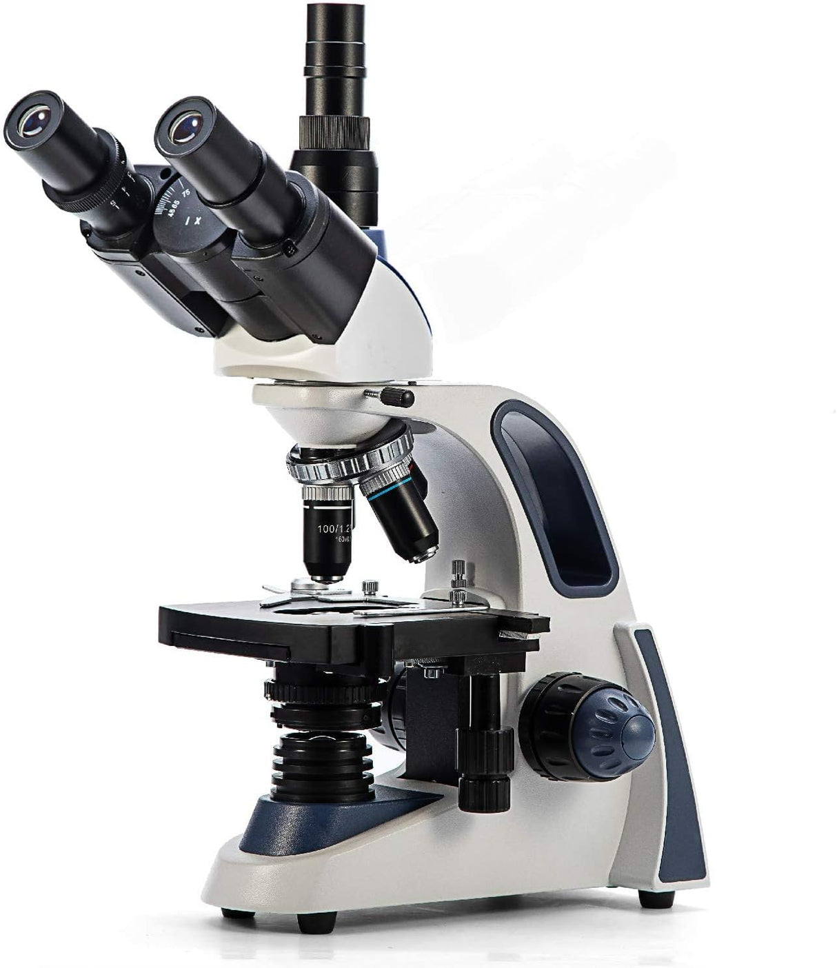 SWIFT SW380T 40X-2500X Magnification, Siedentopf Head, Research-Grade Trinocular Compound Lab Microscope with Wide-Field 10X/25X Eyepieces, Mechanical Stage, Ultra-Precise Focusing, Camera-Compatible.