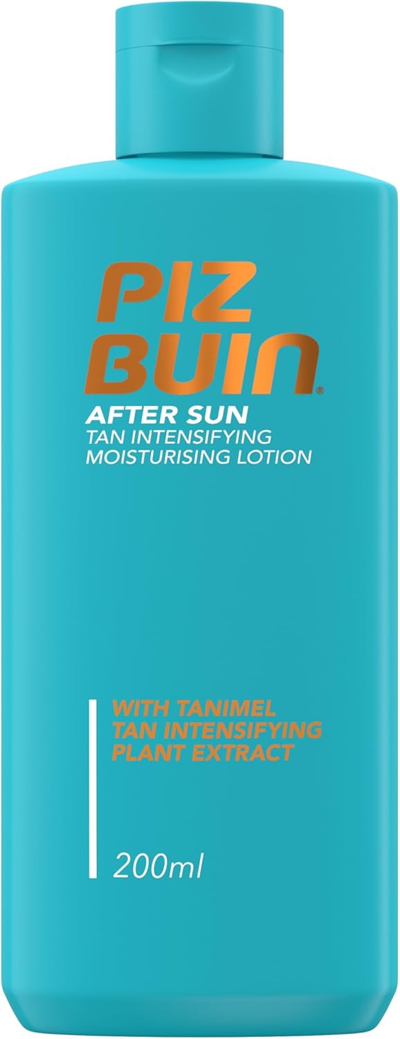 Piz Buin After Sun Tan Intensifying Moisturising Lotion | With Shea Butter and Vitamin E | 200 ml (Pack of 1).