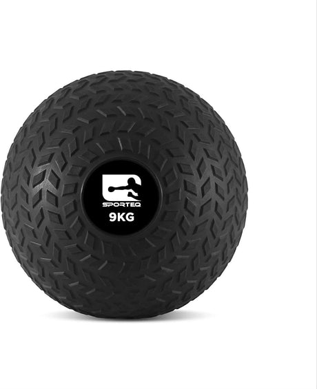 Sporteq Pro Slam Ball - Strength Training Equipment for Core, Cardio, and MMA Training - Medicine Ball with No Bounce and Textured Grip.