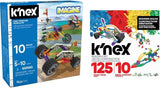 K'NEX | Fun Fast Vehicles Building Set 10 Model Beginner | Construction Toys for Sensory Play, 96 Piece Stem Learning Kit, Educational Toys Suitable for Girls and Boys Ages 5+ | Basic Fun 45510.