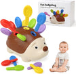 BelleStyle Baby Sensory Montessori Toys for 18 Months, Hedgehog Fine Motor Skills Toys Sorting Game Development Activity Toys Educational Learning Travel Toys for Toddlers Boys Girls 2 3 Years Old.