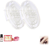 Meridian Brush Massage Brush, Beauty Salon Professional Custom Meridian Brush, Meridian Brush Massage Body Brush,Meridian Massage Brush,Full Body Relaxation Comb (2pcs+1pcsessential Oil,White).