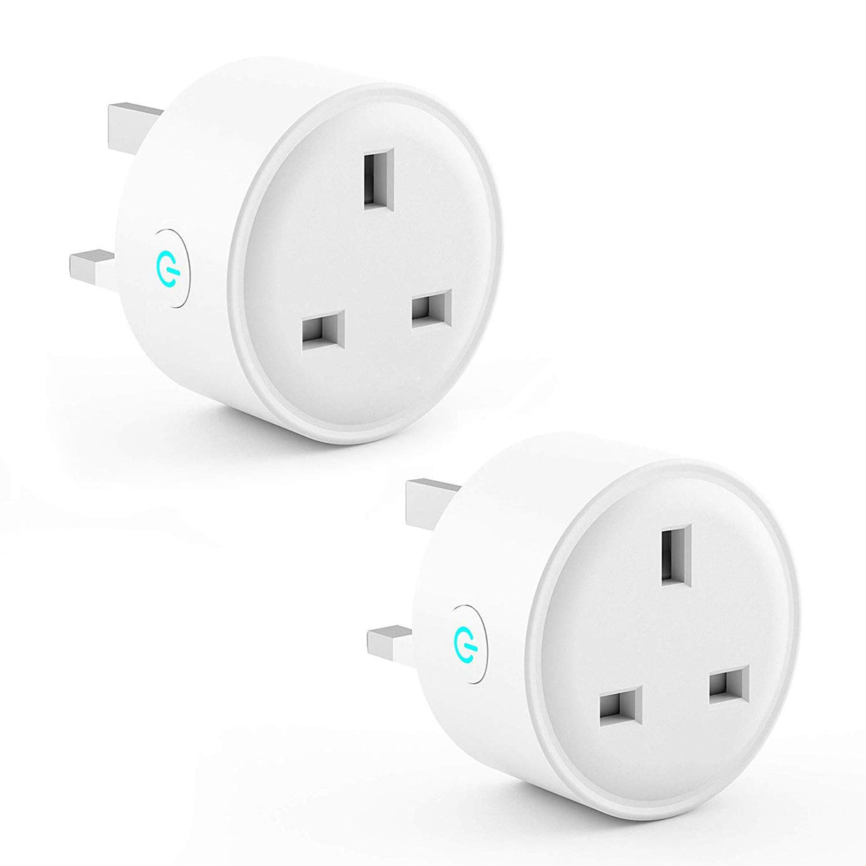 16A Smart Plug with Energy Monitoring, WiFi Outlet Smart Sockets Alexa Accessories with Timing, Remote Control, Alexa, Google Home, IFTTT, TUYA Smart Plug Smart Life, No Hub Required (2 Pack).