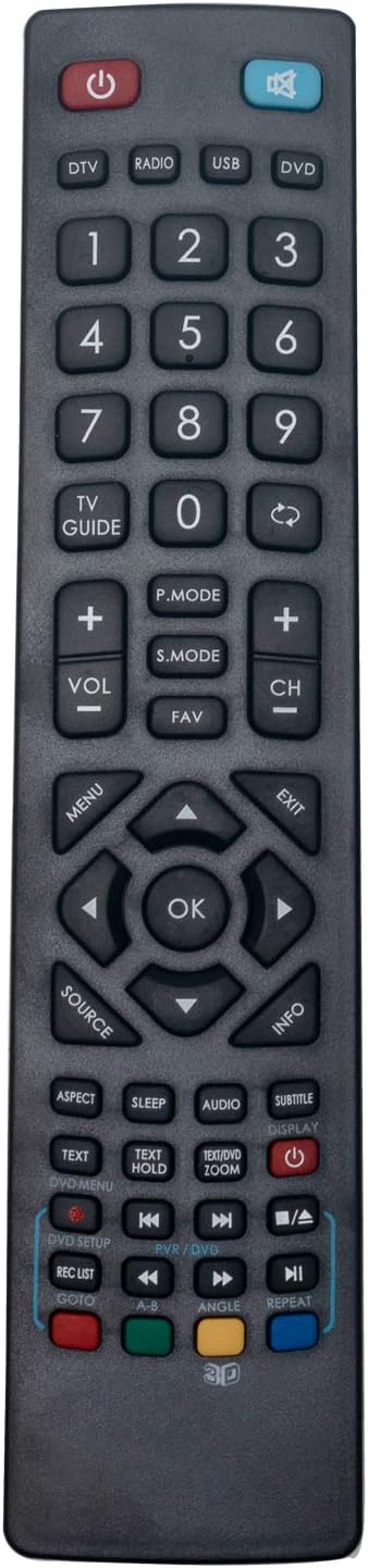 ALLIMITY BLF/RMC/0002 Remote Control Replace for BLAUPUNKT 3D TV 185/207I-GB-3B-HKDUPS 215/189J-GB-4B-FHKDUP 215/207I-GB-3B-FHKUP 23/157I-GB-3B-HBCUP 23/157I-GB-3B-HCUP.