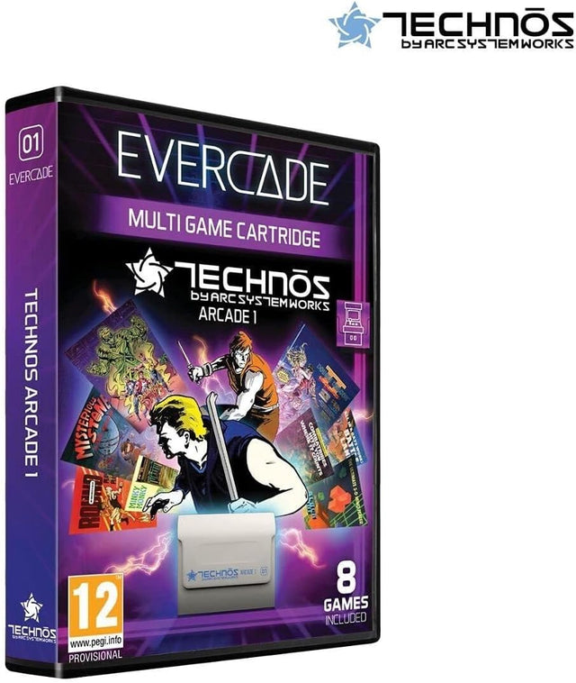 Evercade Technos Arcade Cartridge 1 (Electronic Games).