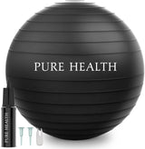 Exercise Fitness Swiss Yoga Ball - Anti Burst Extra thick with Hand Pump for Home Gym -Birthing Ball for Yoga, Pilates, Fitness, Pregnancy & Labour.