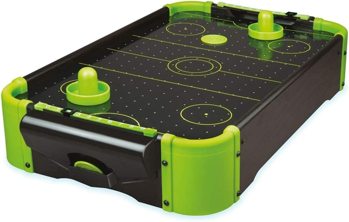 Funtime Gifts Air Hockey Table | 20-inch Neon Version Table Top Family Game.