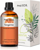 PHATOIL Peppermint Essential Oil 100ML, Pure Premium Grade Peppermint Essential Oils for Diffuser, Humidifier, Aromatherapy, Candle Making.