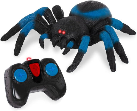 Terra by Battat – Blue Tarantula – Infrared Remote Control Spider with Light-Up Eyes – Electronic Animal Toys and Playsets for Kids Aged 6 and Up.