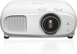 Epson EH-TW7100 3LCD, 4K PRO-UHD, 3000 Lumens, 500 Inch Display, Wide Lens Shift Range, Home Cinema, Streaming and Gaming Projector - White.