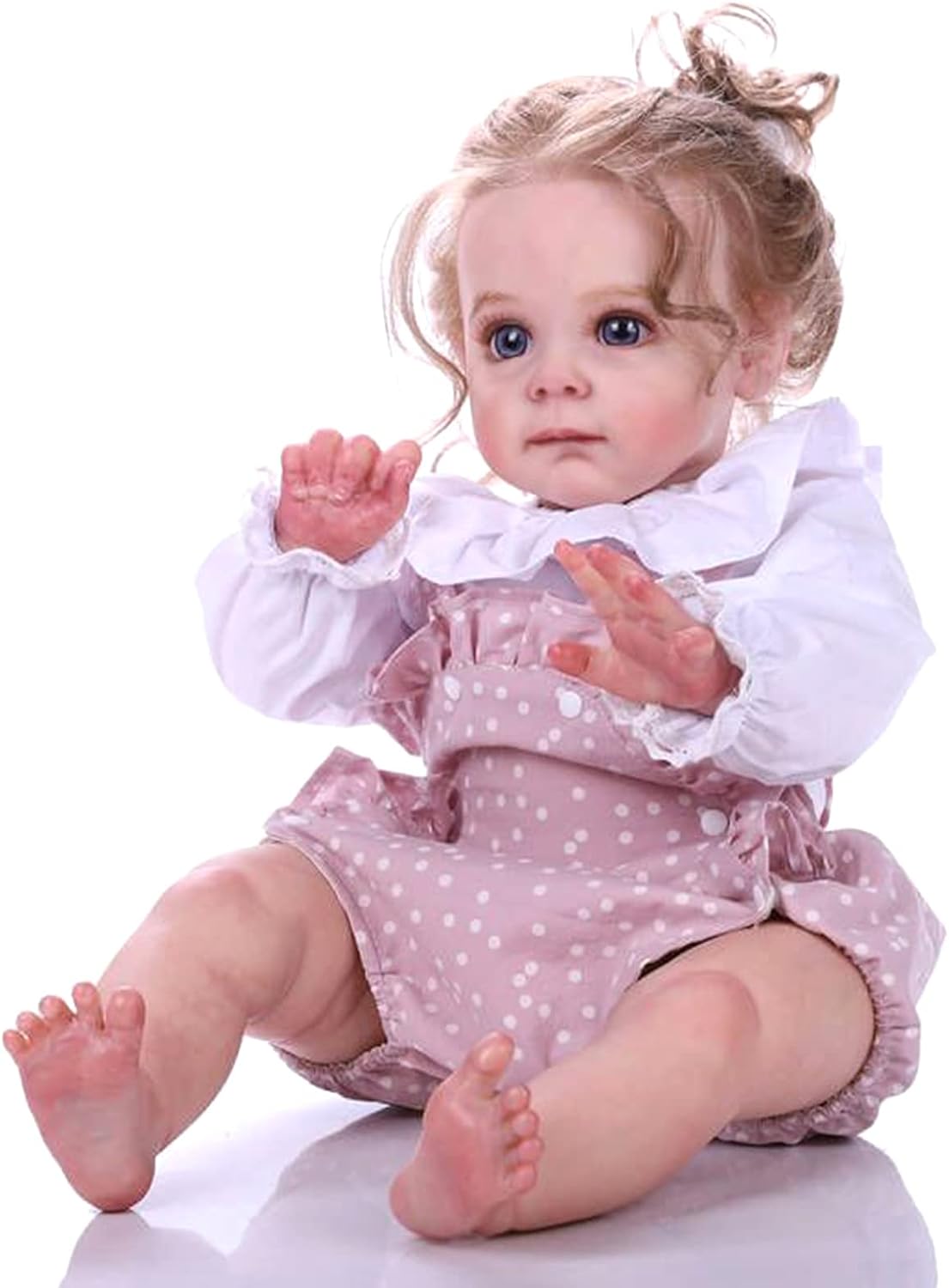 ZIYIUI Reborn Dolls 22 Inch 55 cm Soft Silicone Vinyl Reborn Baby Dolls That Look Real Newborn Girl Toy Doll Handmade Child's Vinyl Dolls Birthday Xmas Gift - Reborn Dolls Girl.