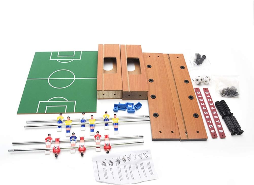 Table Football, Mini Foosball Table Soccer Tabletops Football Table Games, Soccer Game Toy Set, Football Games Accessories for Bars, Parties, Family Indoor and Outdoor Entertainment.