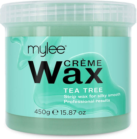 Mylee Rose Soft Creme Wax for Sensitive Skin 450g, Wax Heater Friendly, Ideal for All Body Area Stubborn Coarse Hair Removal.