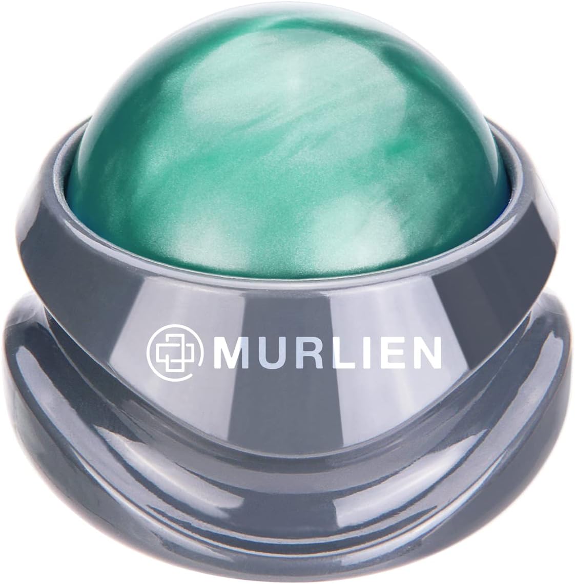 MURLIEN Massage Roller Ball, Tight and Sore Muscles Relief, Manual Massager, Alleviating Shoulder, Arms, Back, Legs, Calves or Muscle Tension - Gray.