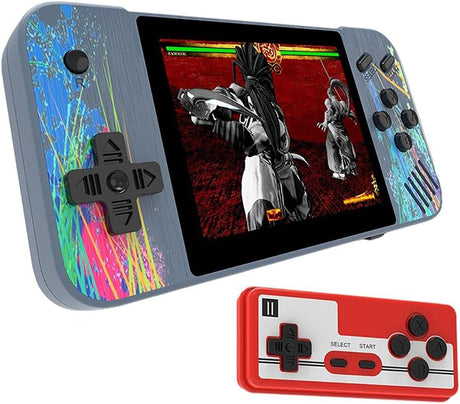 Edinber Handheld Game Console, Portable Video Game with 3.5-inch Large Screen and Built-in 800 Classic Games USB Rechargeable Electronic Game Console.