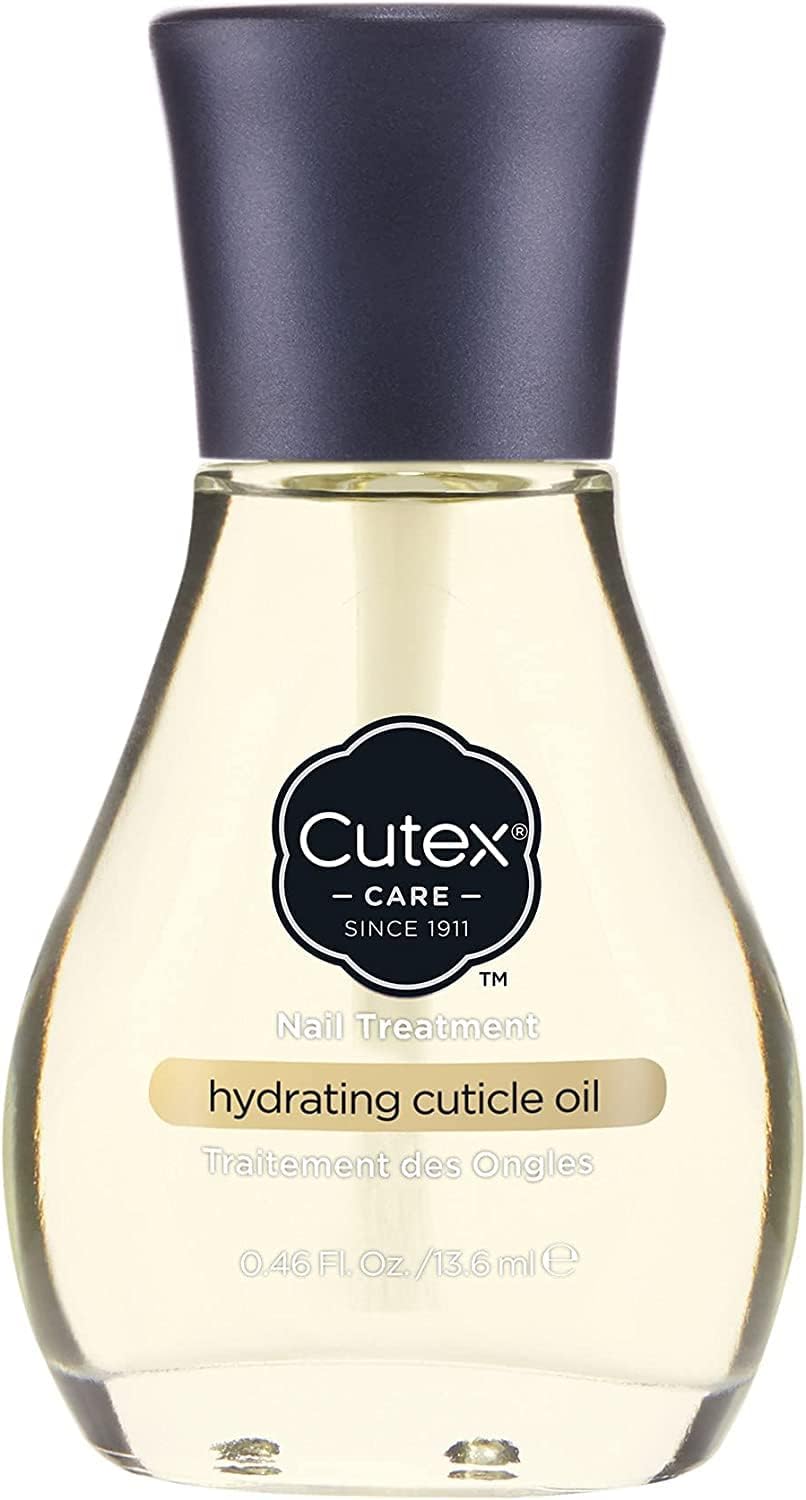 Cutex Hydrating Cuticle Oil, Formulated with Vitamin E & Sweet Almond Oil, (13.6ml) for Dry, Brittle & Rough Nails, Almond Scent, Dermatologist Tested.