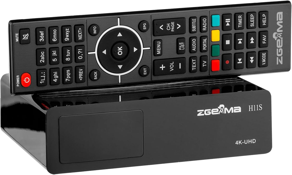 Zgemma H11S Satellite TV Receiver Upgrade of H9s H2H DVB-S2X 4K 16GB/1GB UHD 2160P Linux System H.265 HD Enigma2 Openatv Digital TV BOX.