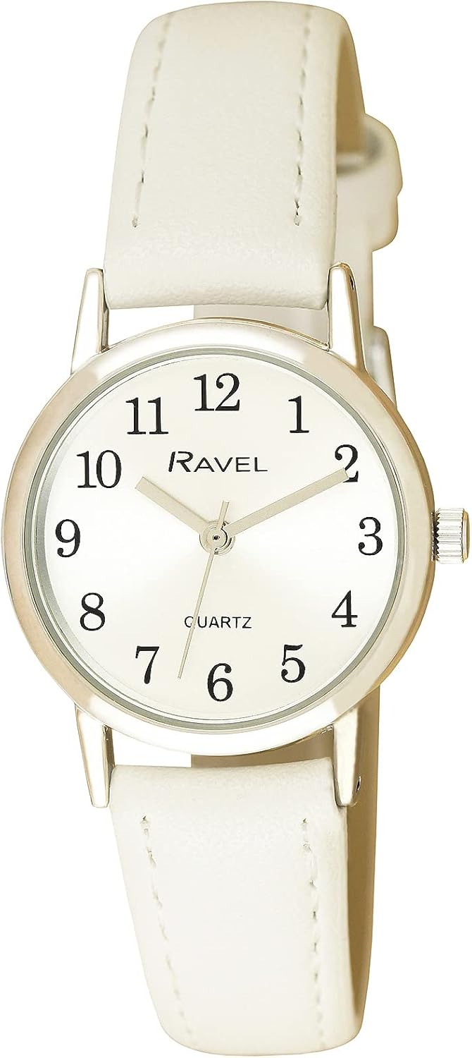 Ravel - Women's Pastel Coloured Everyday Silver Tone Watch (27mm case).