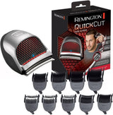 Remington Quick Cut Hair Clippers (Cordless, 40-Minute Usage, Quick Charge, Curve Cut Blade Technology, Cleaner more Even Cut, Grading, Tapering & Trimming, 9 Guide Combs 1.5-15mm, Waterproof) HC4250.