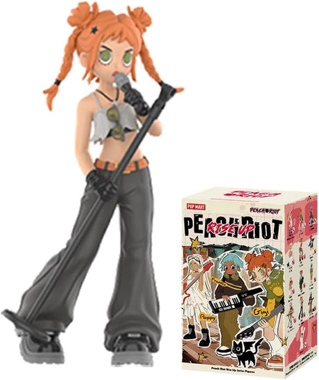 POP MART Peach Riot Punk Fairy Series Figures 1Box 2.5 inches Articulated Character Premium Design gifts for women Fan-Favorite blind box Collectible Toy Art Toy Action Figure.