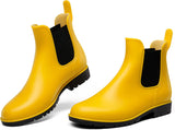 DREAM PAIRS Wellington Boots Women and Men Ankle Ladies Wellies Short Chelsea Booties Waterproof Rain Boots.