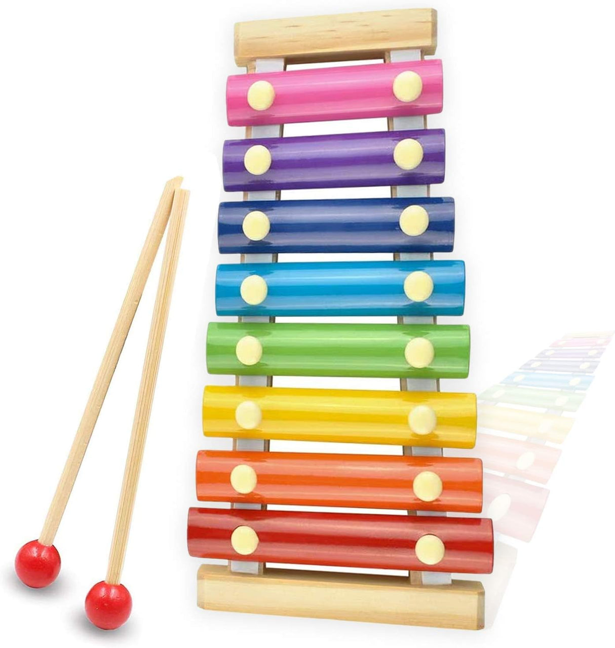 Xylophone for Kids, Wooden Child Musical Instrument Musical Toys, Rainbow Kids Glockenspiel Educational Children Toy, Percussion for Budding Musicians.