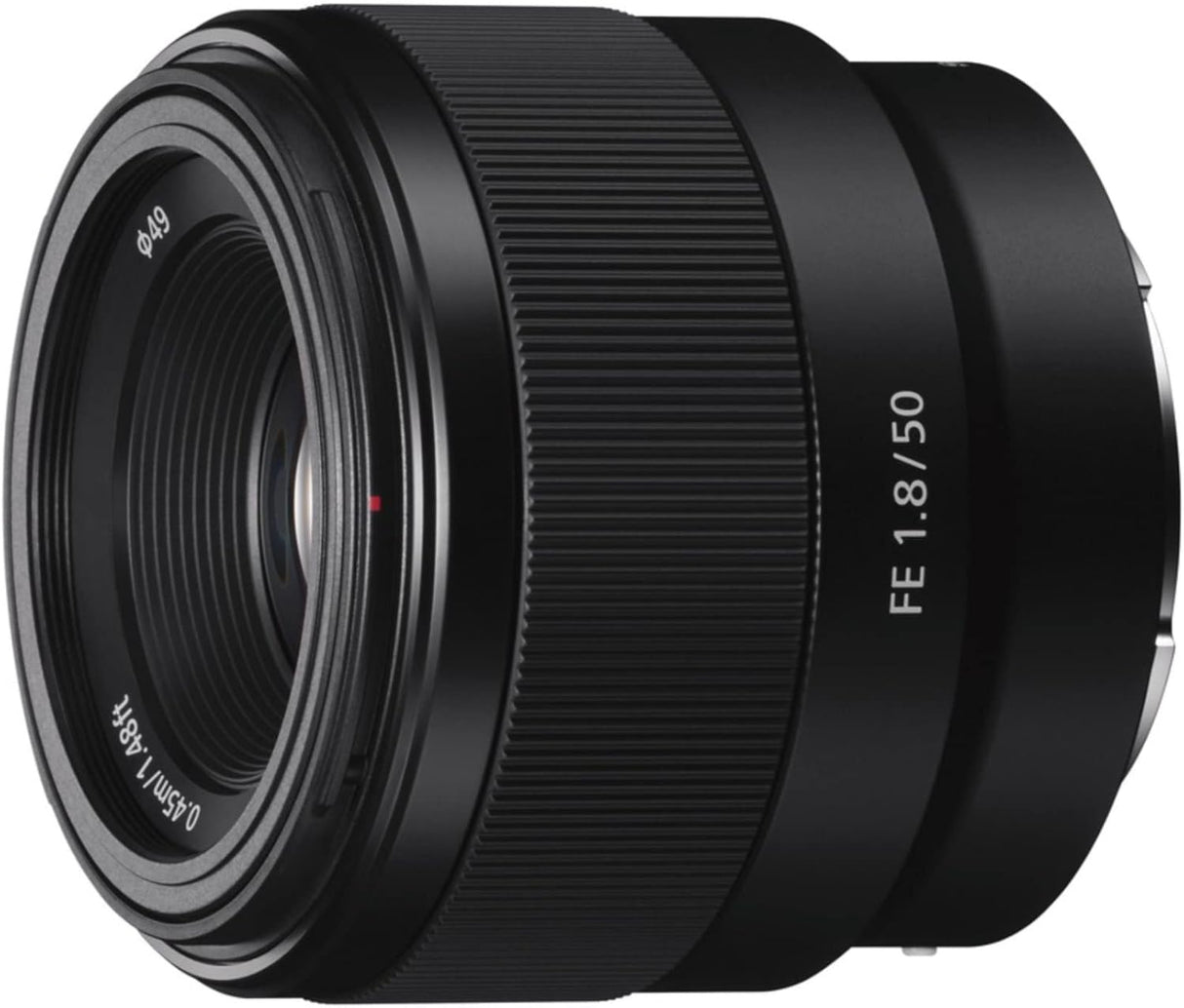 Sony SEL50F18F E Mount Full Frame 50 mm F1.8 Prime Lens, Black.