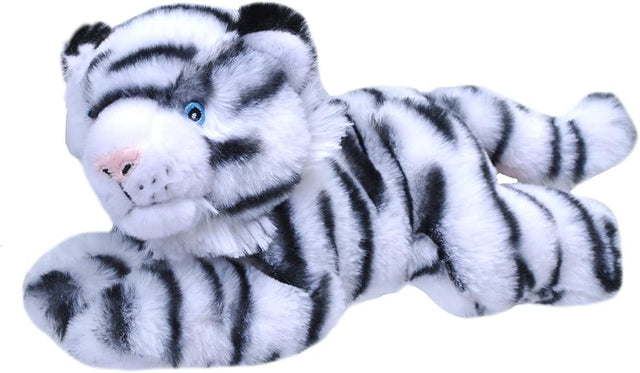 Wild Republic 24798 Ecokins White Tiger Stuffed Animal 8 Inch Mini.