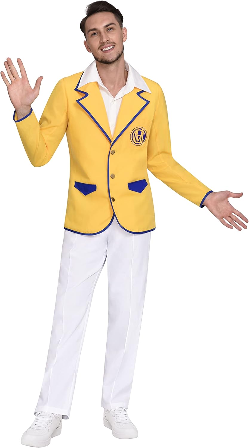 amscan - Holiday Man Yellow Coat Fancy Dress Costume - Medium-X-Large.