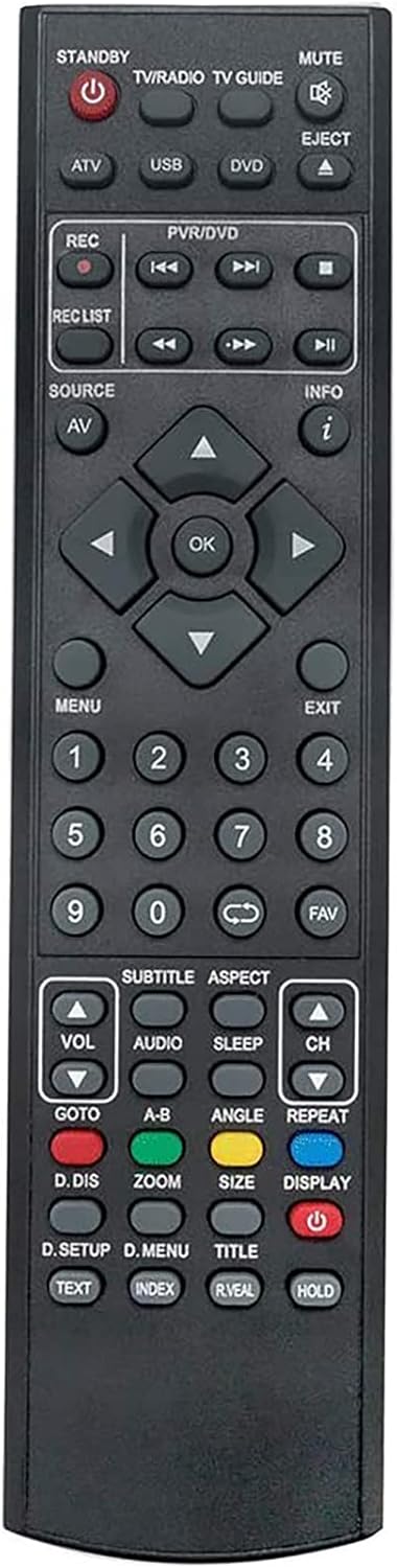 ALLIMITY Remote Control Replace fit for BLAUPUNKT TV 32/124I-WB-5B-HBKUP-UK 32/122I-GB-5B-HBKU-UK 32-56J-GB-5B-F3HKUP 32/112J-GB-3B2-HKUP-EU 32-124I-WB-5B-HBKUP-UK 215/155J-GB-1B-FHBKUP-UK.