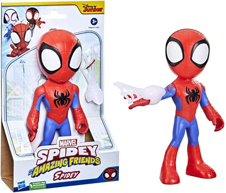 Marvel Spidey and His Amazing Friends Spiderman Action Figure with Web Shooter Accessory 22cm.