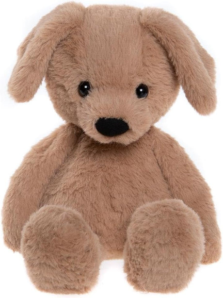 Charlie Bears Bear & Me Ruff Puppy Teddy Bear Oatmmeal Brown Soft Plush Animal Cute Toy Stuffed 12 Inches Tall.