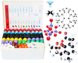 LINKTOR 444pcs Molecular Model Kit Chemistry Inorganic and Organic Structure Instructional Guide Building Atom Links Educational Toys Teaching Learning Set with A Fullerene Set for Teachers Students.