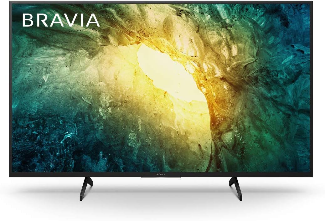 Sony BRAVIA KD49X70 - 49-inch - LED - 4K Ultra HD (UHD) - High Dynamic Range (HDR) - Smart TV with Freeview Play (Black, 2020 model).