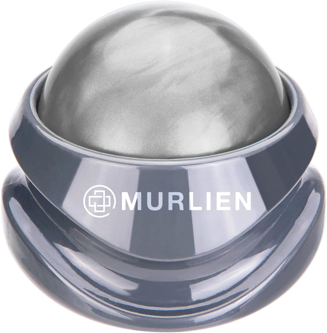 MURLIEN Massage Roller Ball, Tight and Sore Muscles Relief, Manual Massager, Alleviating Shoulder, Arms, Back, Legs, Calves or Muscle Tension - Gray.